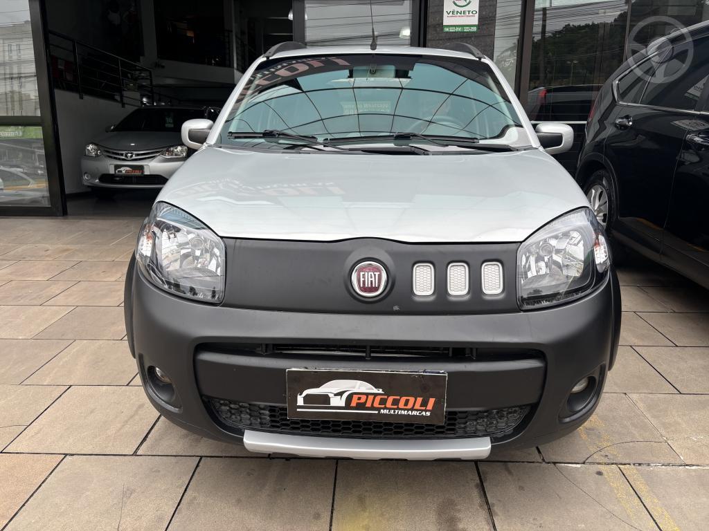 FIAT - UNO 1.0 EVO WAY 8V FLEX 4P MANUAL - 2012/2013 - PRATA - R$ 30.900,00