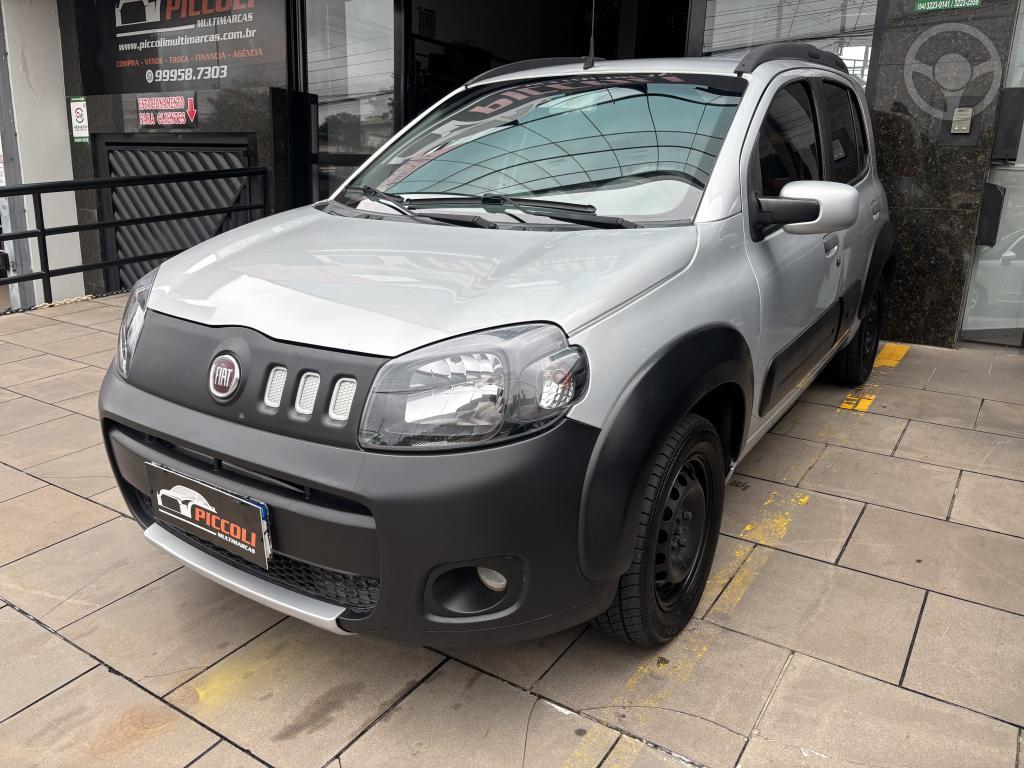 FIAT - UNO 1.0 EVO WAY 8V FLEX 4P MANUAL - 2012/2013 - PRATA - R$ 30.900,00