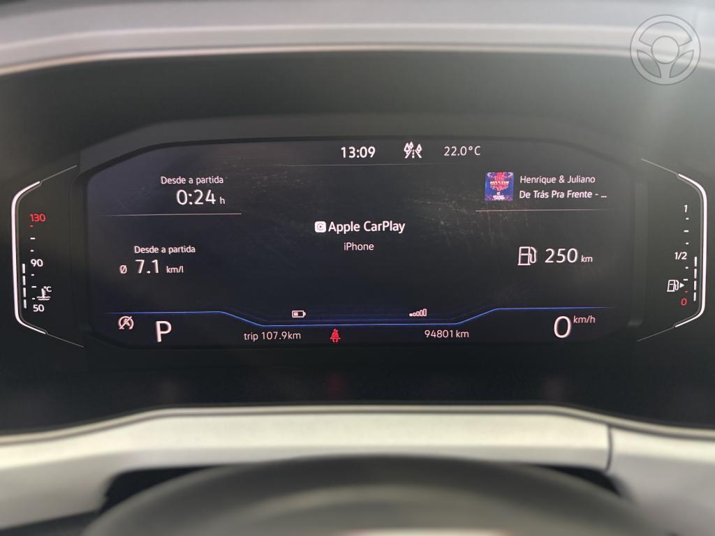 VOLKSWAGEN - T-CROSS 1.4 HIGHLINE TSI 16V FLEX 4P AUTOMÁTICO - 2021/2021 - BRANCA - R$ 109.900,00