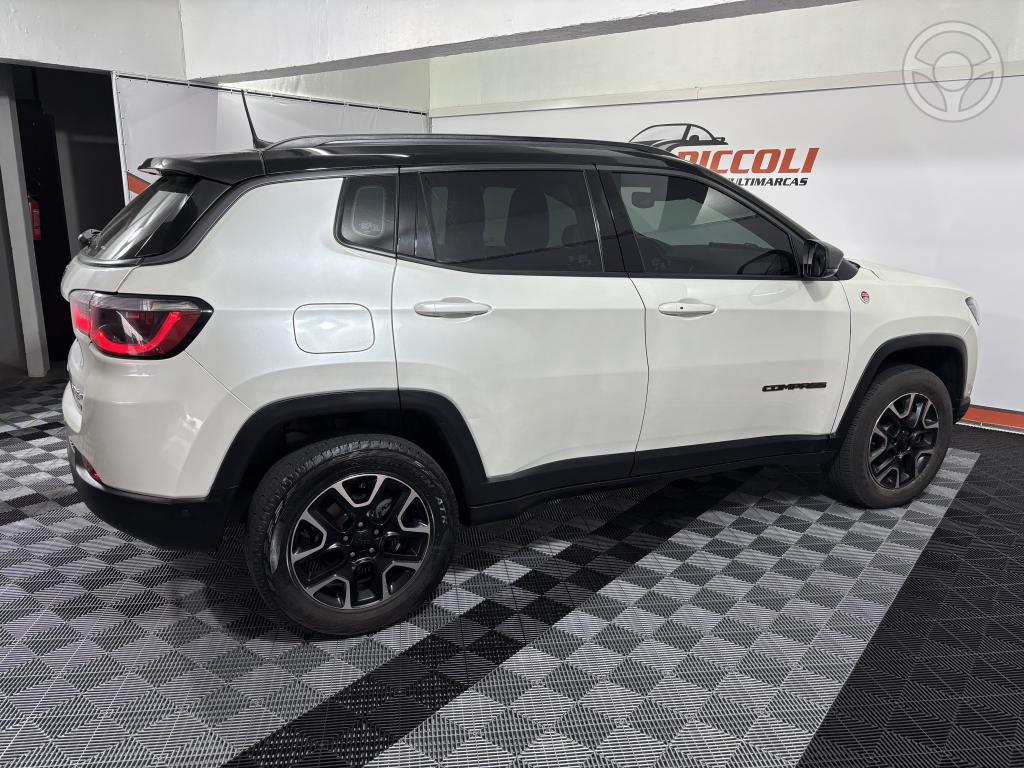 JEEP - COMPASS 2.0 TRAILHAWK TD350 TURBO DIESEL 4X4 4P AUTOMÁTICO - 2021/2021 - BRANCA - R$ 126.900,00