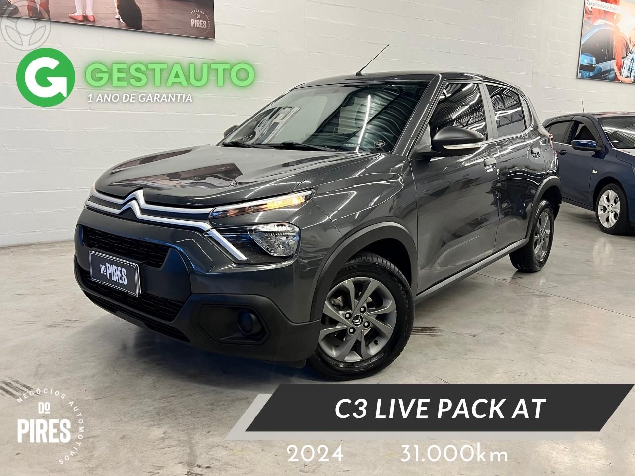 C3 1.6 LIVE PACK 16V FLEX 4P AUTOMÁTICO - 2024 - CAXIAS DO SUL
