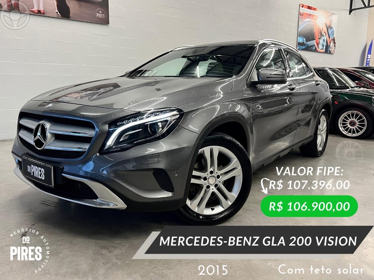 GLA 200 1.6 CGI VISION 16V TURBO 4P AUTOMÁTICO - 2015 - CAXIAS DO SUL