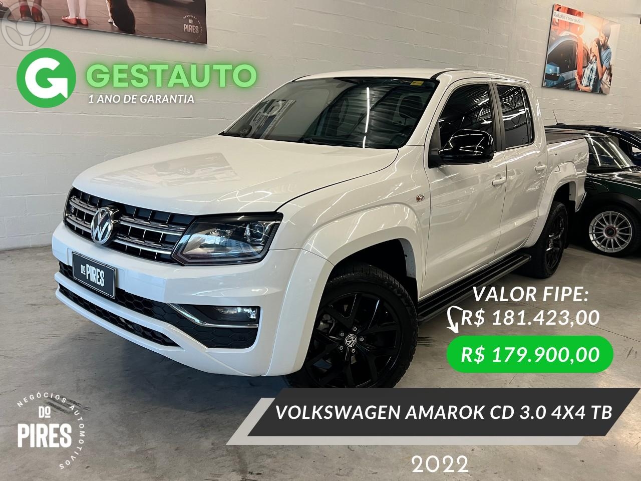 AMAROK 3.0 V6 TDI HIGHLINE CD DIESEL 4MOTION AUTOMÁTICO - 2022 - CAXIAS DO SUL