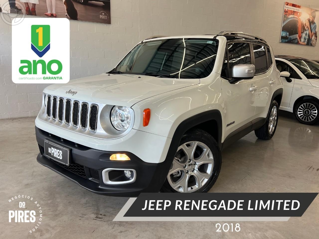 RENEGADE 1.8 16V FLEX LIMITED 4P AUTOMÁTICO - 2018 - CAXIAS DO SUL