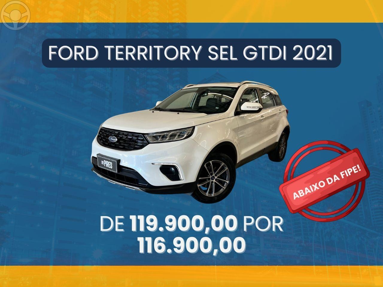TERRITORY 1.5 GTDI ECOBOOST SEL 16V 4P AUTOMÁTICO - 2021 - CAXIAS DO SUL