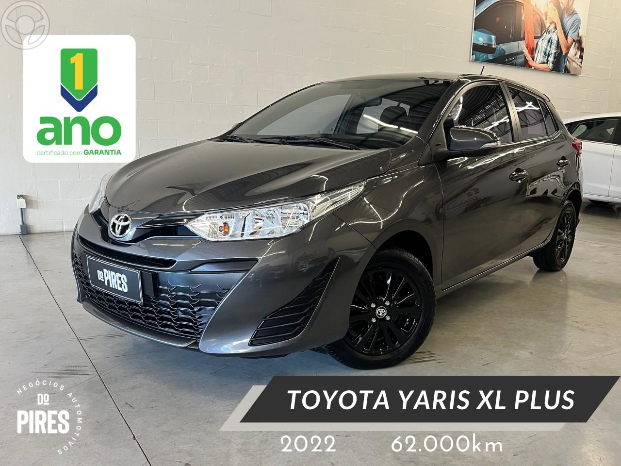 YARIS 1.5 16V XL PLUS TECH FLEX AUTOMÁTICO - 2022 - CAXIAS DO SUL