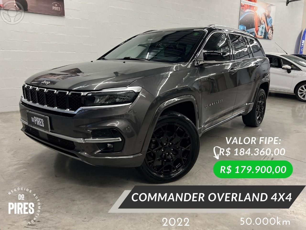 COMMANDER 2.0 OVERLAND TD380 4X4 TURBO DIESEL 4P AUTOMÁTICO - 2022 - CAXIAS DO SUL