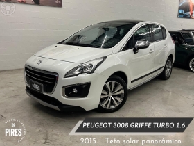 3008 1.6 griffe thp 16v 4p automatico 2015 caxias do sul