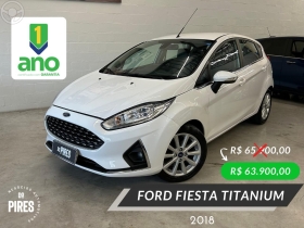 fiesta 1.6 titanium hatch 16v flex 4p automatico 2018 caxias do sul