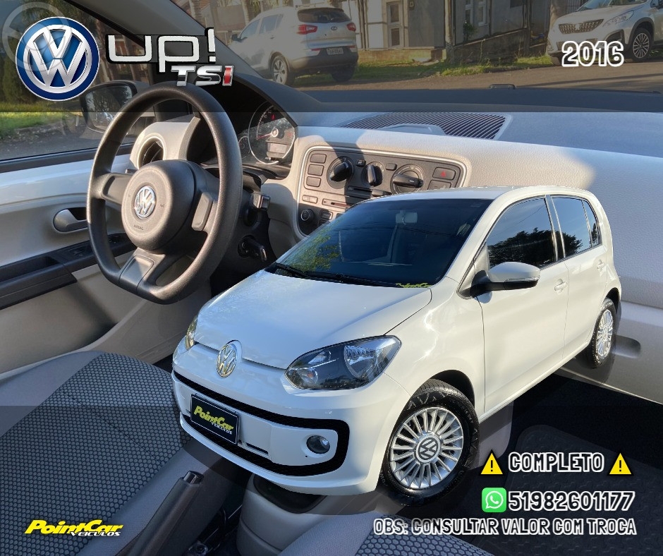 UP 1.0 TSI MOVE UP 12V FLEX 4P MANUAL - 2016 - CAMPO BOM