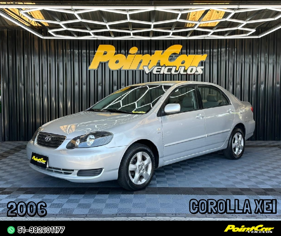 COROLLA 1.8 XEI 16V 4P MANUAL - 2006 - CAMPO BOM