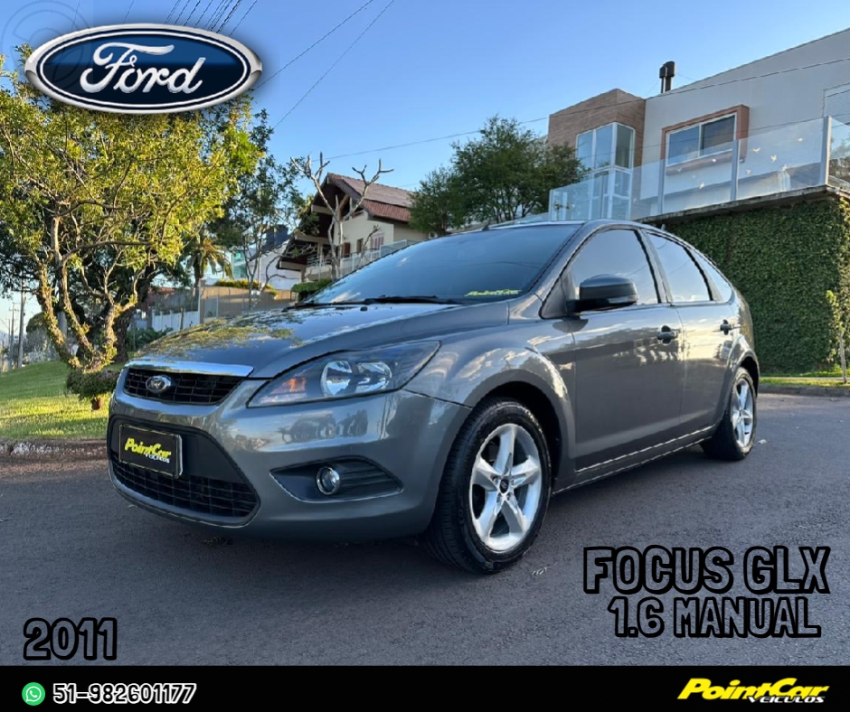 FOCUS 1.6 GLX 16V FLEX 4P MANUAL - 2011 - CAMPO BOM