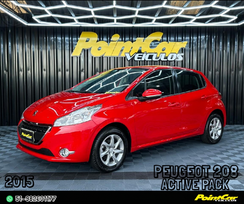 208 1.5 ACTIVE PACK 8V FLEX 4P MANUAL - 2015 - CAMPO BOM