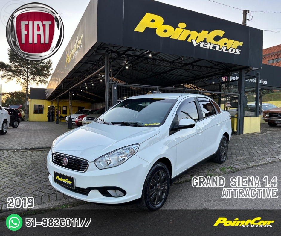 GRAND SIENA 1.4 MPI ATTRACTIVE 8V FLEX 4P MANUAL - 2019 - CAMPO BOM