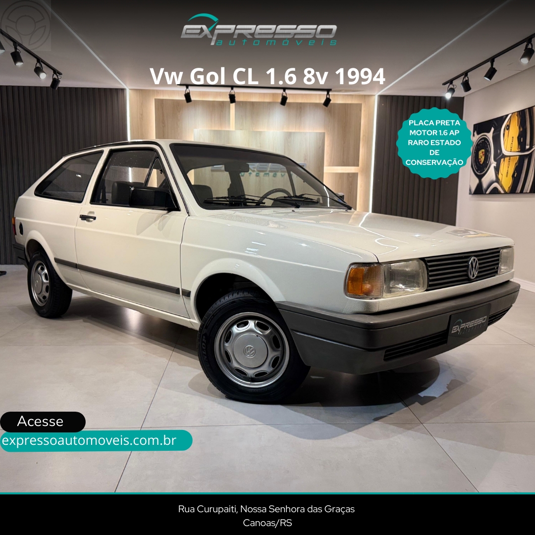 GOL 1.6 CL 8V 2P MANUAL - 1994 - CANOAS