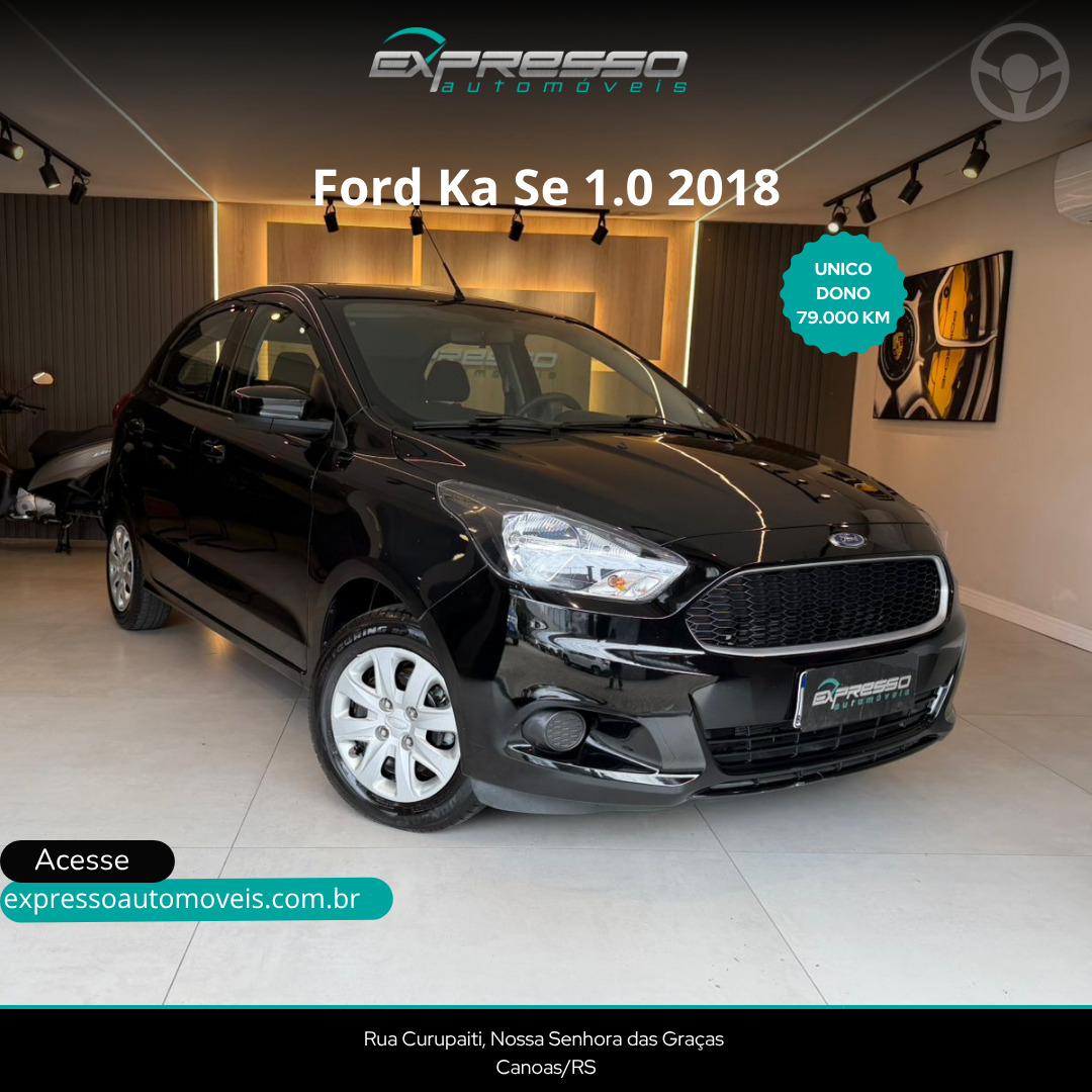 KA 1.0 SE 12V FLEX 4P MANUAL - 2018 - CANOAS