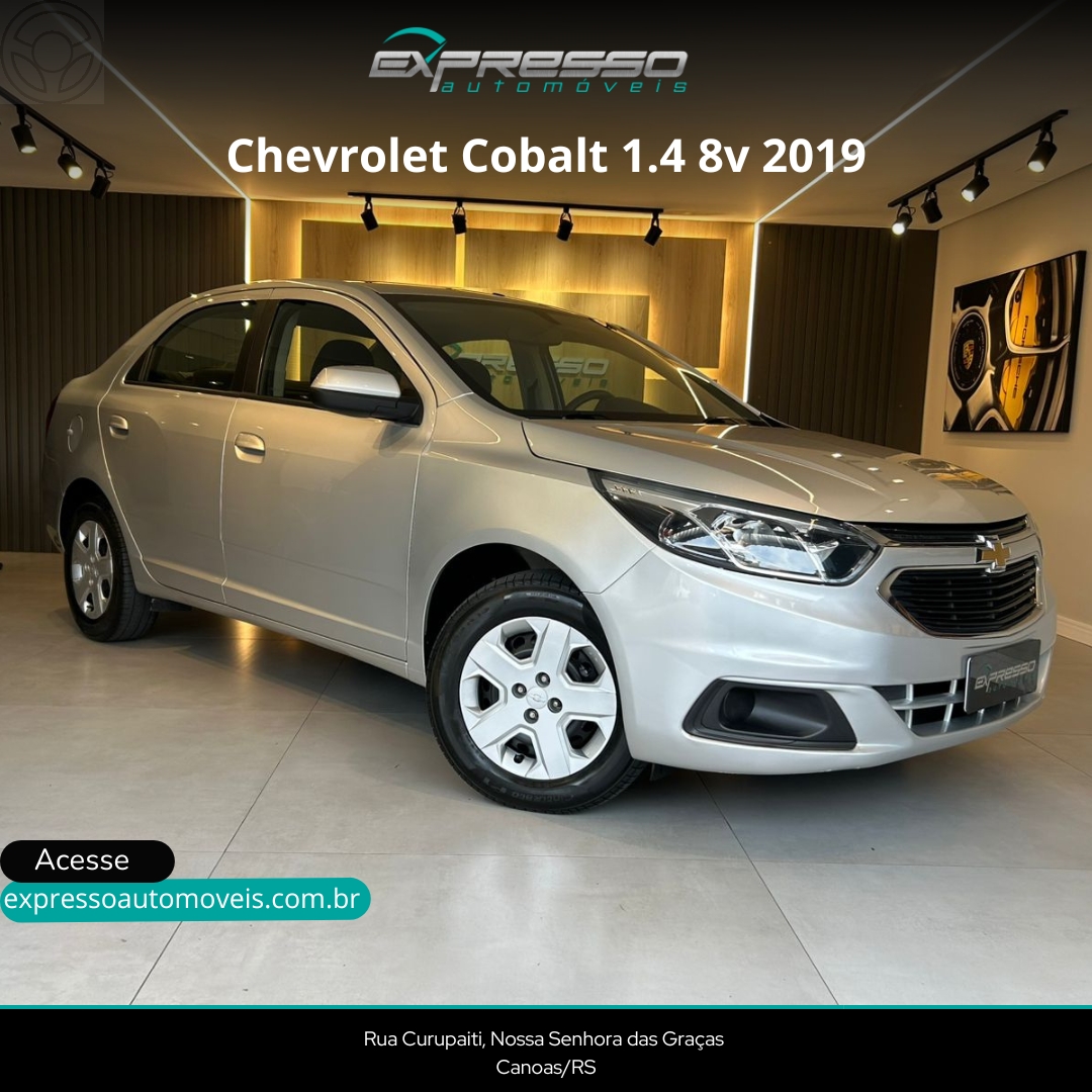COBALT 1.4 MPFI LT 8V FLEX 4P MANUAL - 2019 - CANOAS