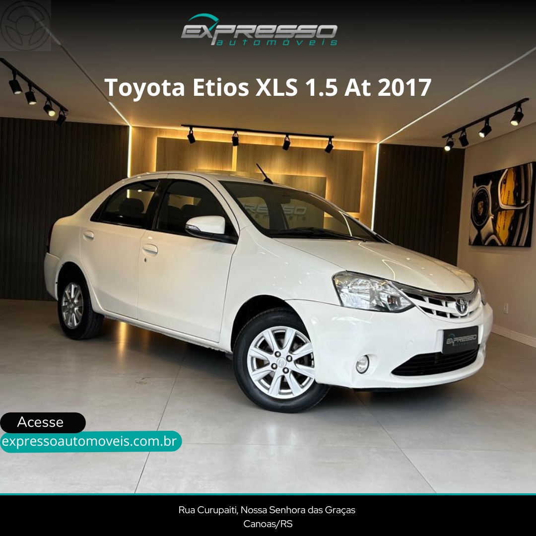 ETIOS 1.5 XLS SEDAN 16V FLEX 4P AUTOMÁTICO - 2017 - CANOAS