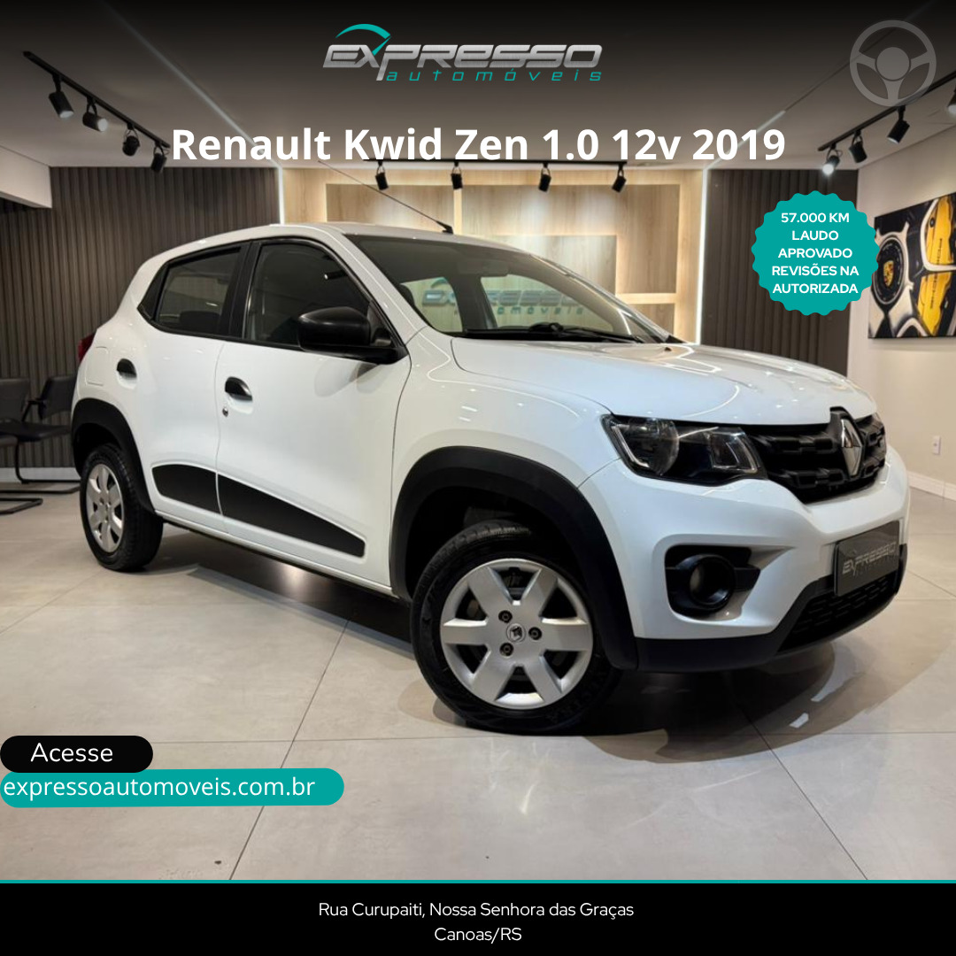 KWID 1.0 12V SCE FLEX ZEN MANUAL - 2019 - CANOAS