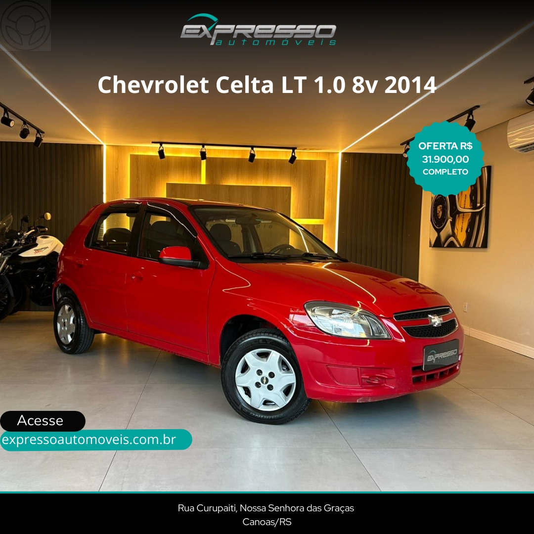 CELTA 1.0 MPFI LT 8V FLEX 4P MANUAL - 2014 - CANOAS