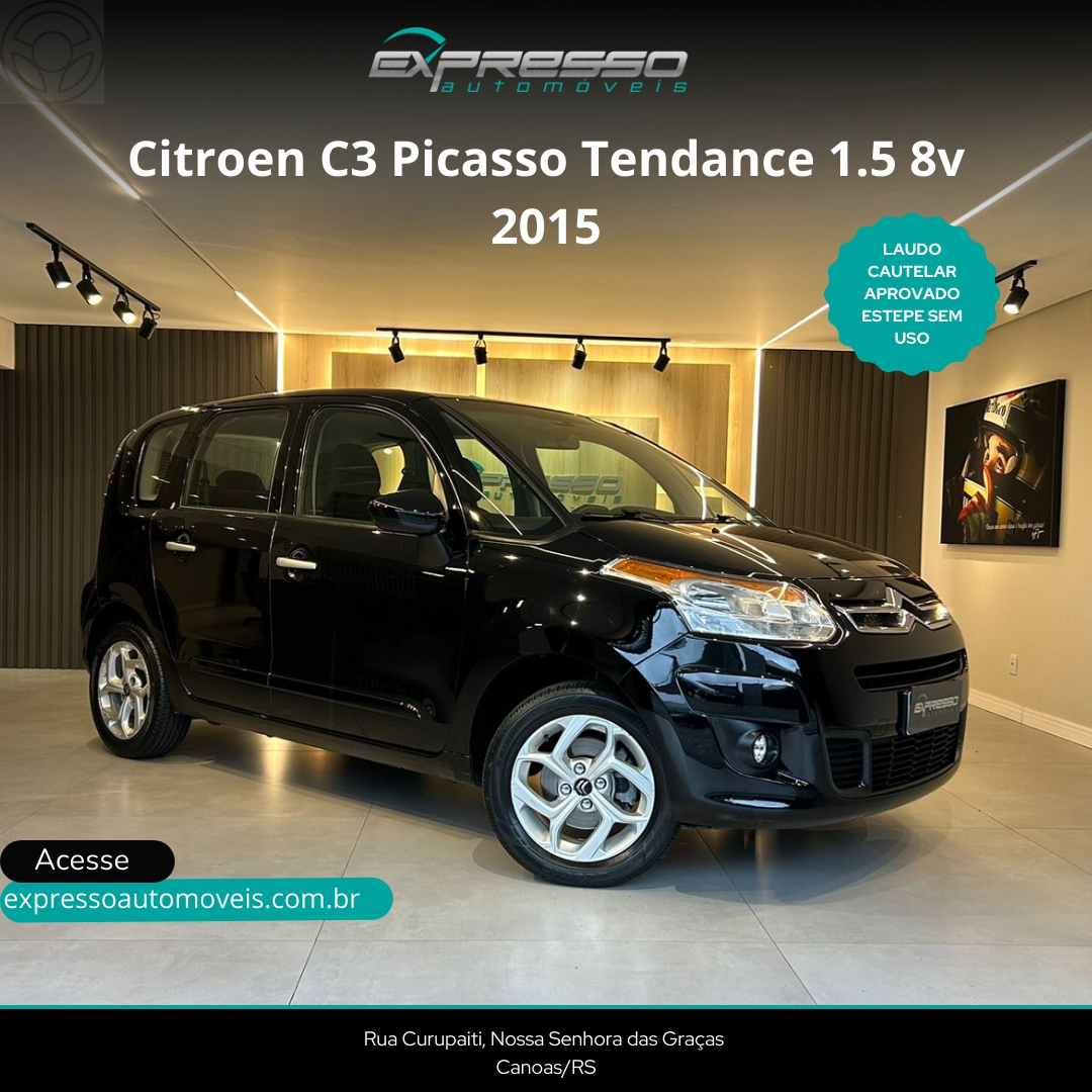 C3 PICASSO 1.5 TENDANCE 4P FLEX MANUAL - 2015 - CANOAS