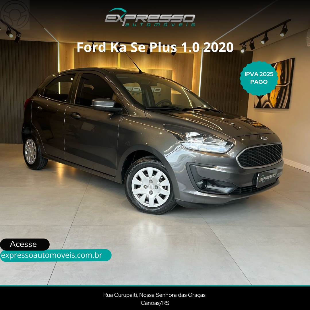 KA 1.0 SE PLUS 12V FLEX 4P MANUAL - 2020 - CANOAS