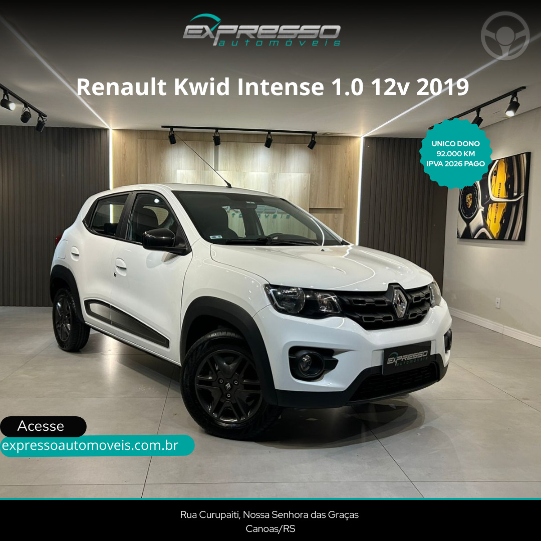 KWID 1.0 12V SCE FLEX INTENSE MANUAL - 2019 - CANOAS