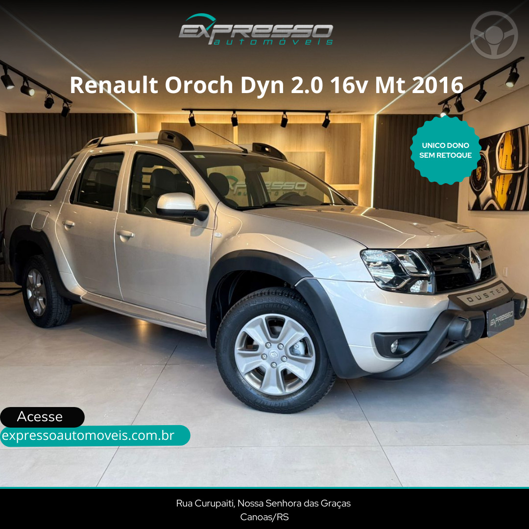 DUSTER OROCH 2.0 16V FLEX DYNAMIQUE 4P MANUAL - 2016 - CANOAS