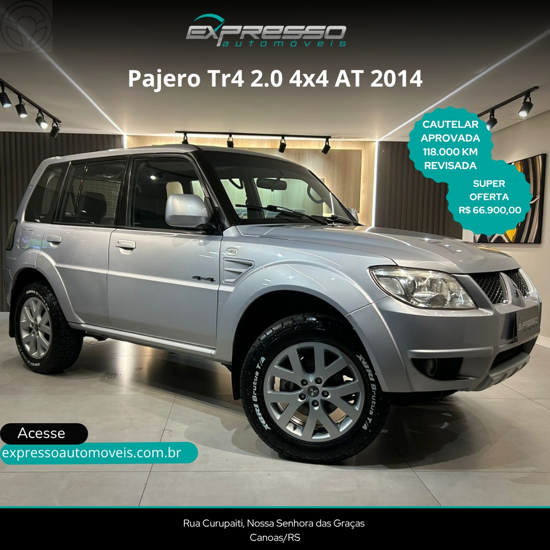 PAJERO TR4 2.0 4X4 16V 140CV FLEX 4P AUTOMÁTICO - 2014 - CANOAS