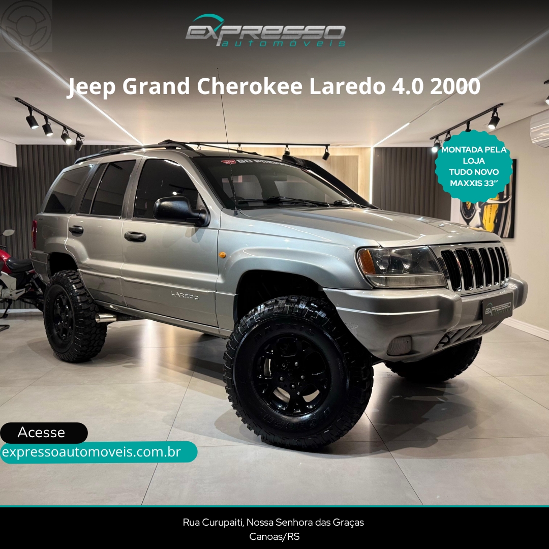 GRAND CHEROKEE 4.0 LAREDO 4X4 6I 12V 4P AUTOMÁTICO - 2000 - CANOAS