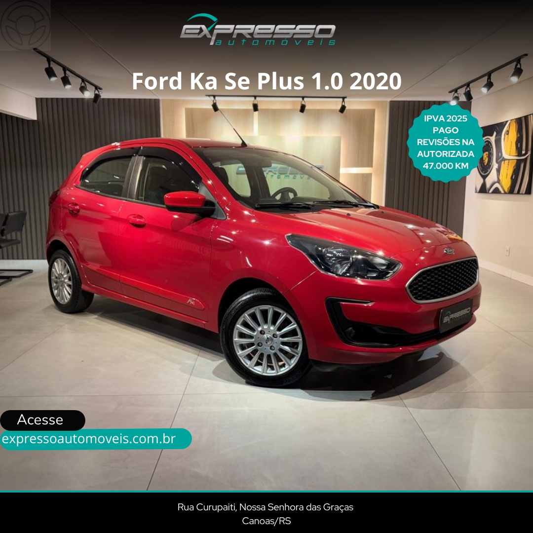 KA 1.0 SE PLUS 12V FLEX 4P MANUAL - 2020 - CANOAS