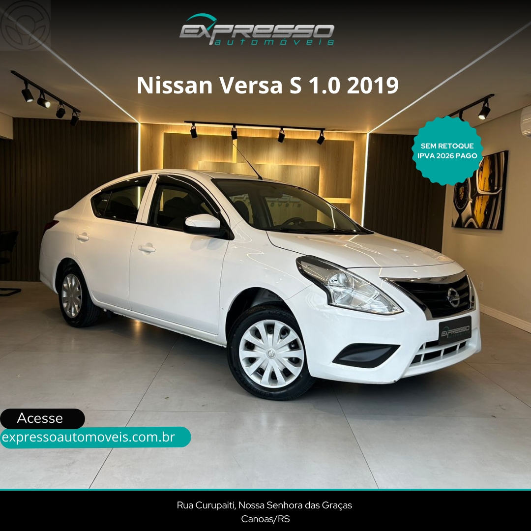 VERSA 1.0 12V FLEX S 4P MANUAL - 2019 - CANOAS