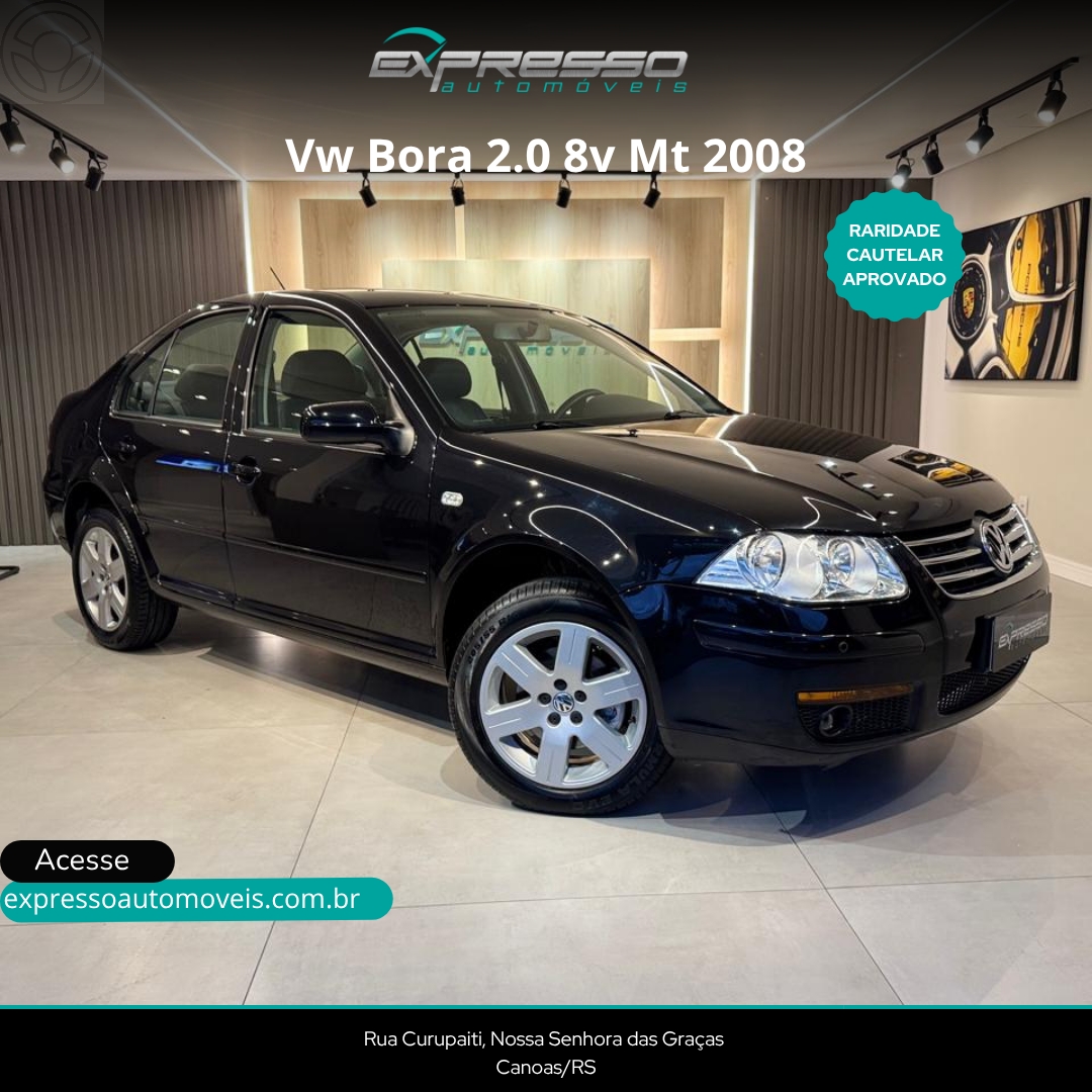 BORA 2.0 MI 8V FLEX 4P MANUAL - 2008 - CANOAS