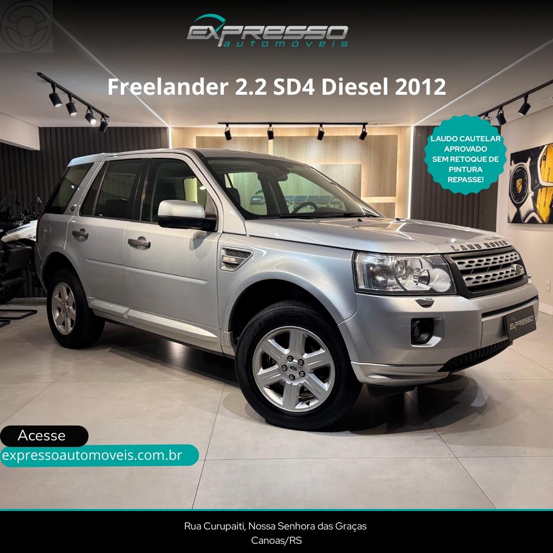 FREELANDER 2 2.2 S SD4 16V TURBO DIESEL 4P AUTOMÁTICO - 2012 - CANOAS
