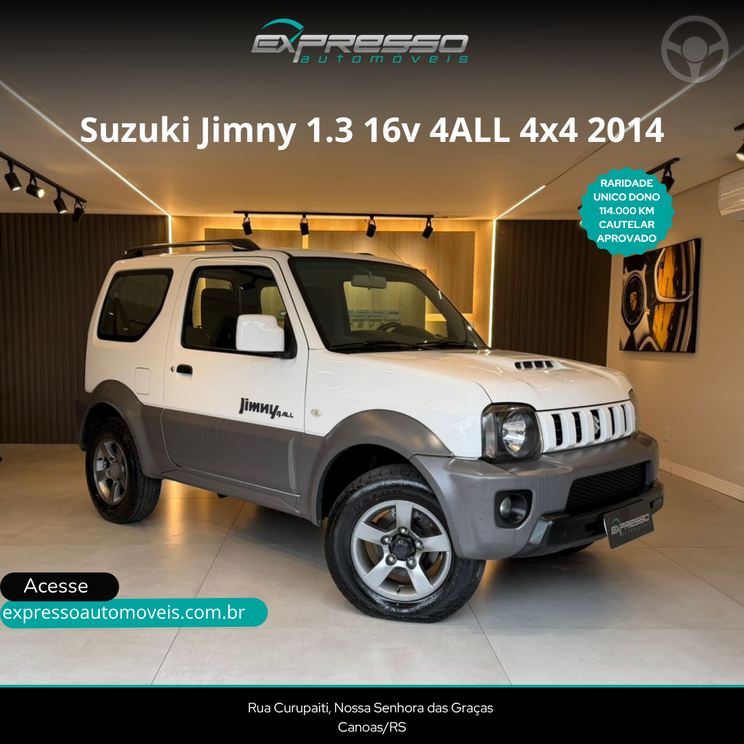 JIMNY 1.3 4ALL 4X4 16V 2P MANUAL - 2014 - CANOAS