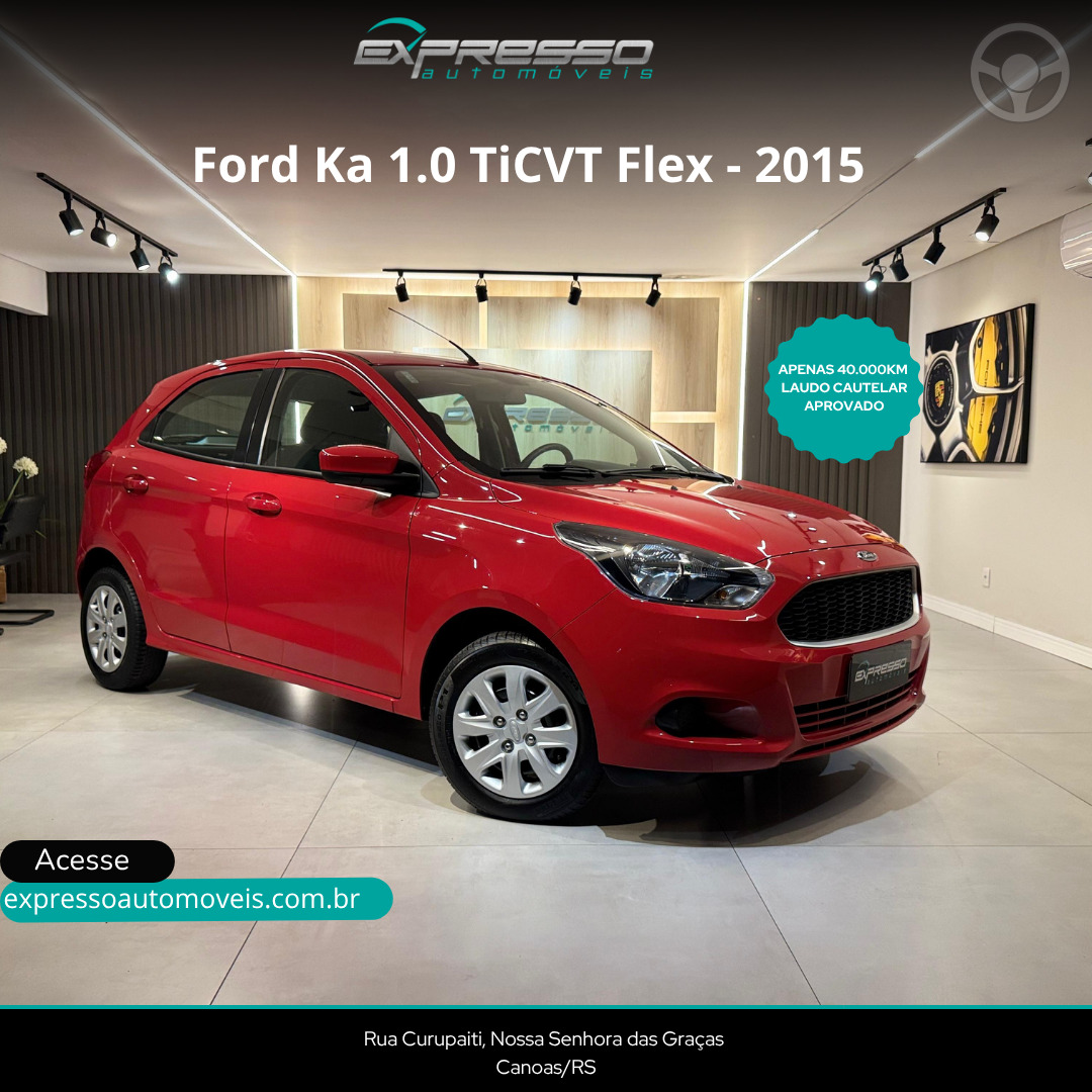 KA 1.0 SE PLUS 12V FLEX 4P MANUAL - 2015 - CANOAS