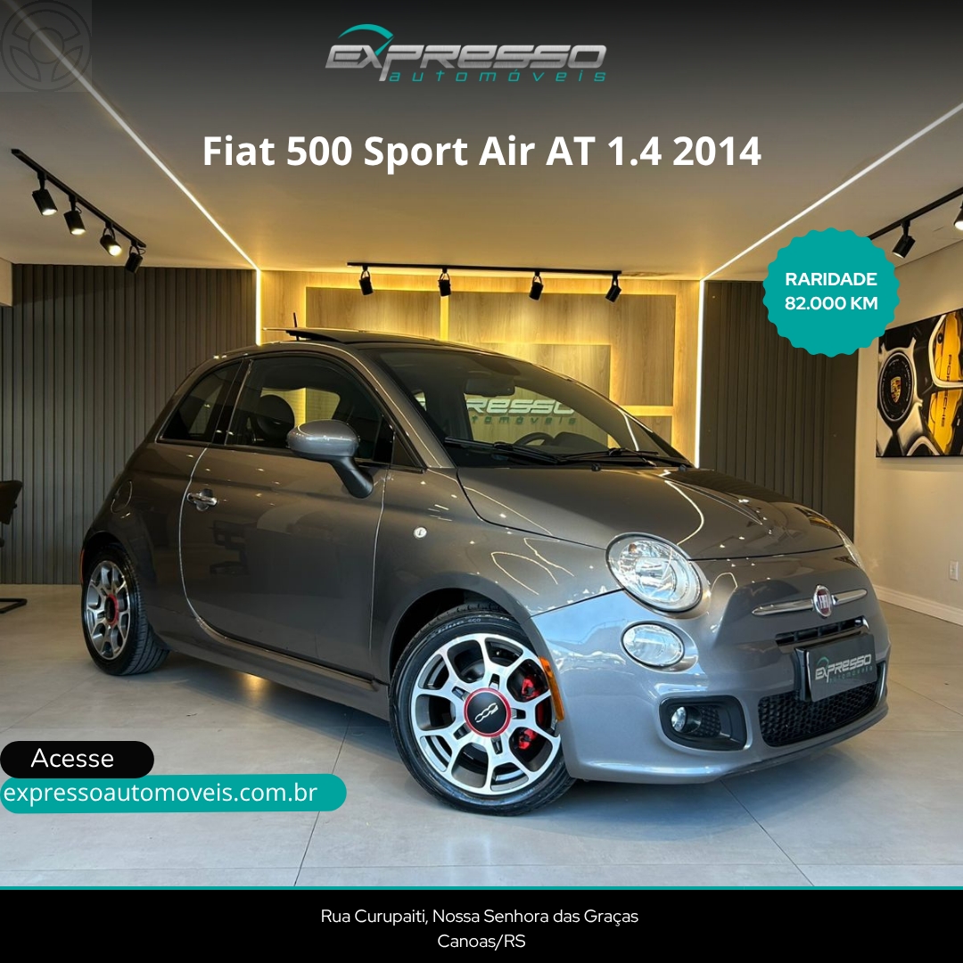 500 1.4 SPORT AIR 16V 2P AUTOMÁTICO - 2014 - CANOAS