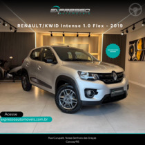 kwid 1.0 12v sce flex intense manual 2019 canoas
