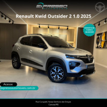 kwid 1.0 12v outsider flex 4p manual 2025 canoas