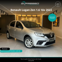 logan 1.6 zen 16v flex 4p manual 2022 canoas