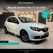 sandero 1.0 vibe 12v flex 4p manual 2018 canoas