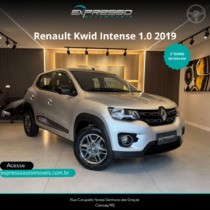 kwid 1.0 12v sce flex intense manual 2019 canoas