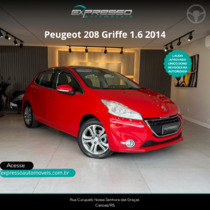 208 1.6 griffe 16v flex 4p automatico 2014 canoas