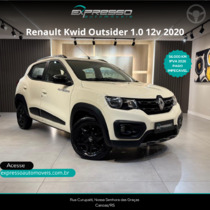 kwid 1.0 12v outsider flex 4p manual 2020 canoas