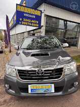 hillux cd 4x4srv automatic d 2012 nova prata
