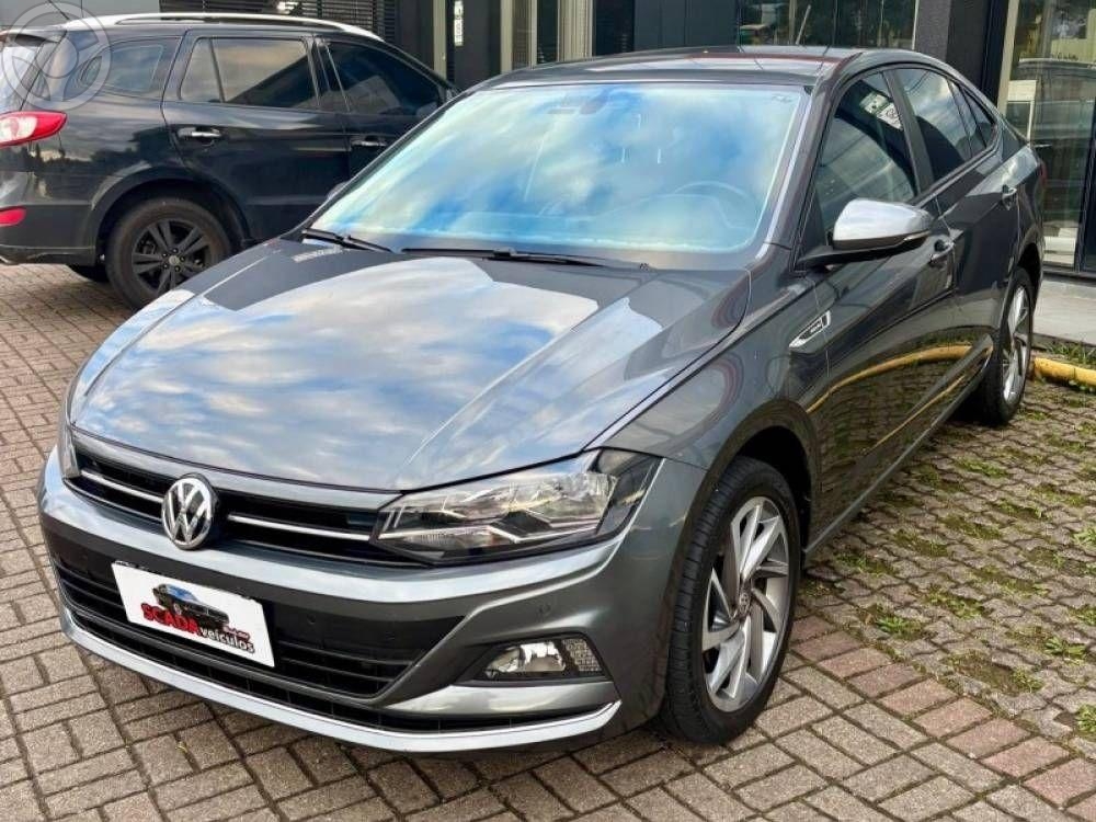 VOLKSWAGEN - VIRTUS 1.0 200 TSI HIGHLINE AUTOMATICO - 2019/2020 - CINZA - R$ 89.900,00