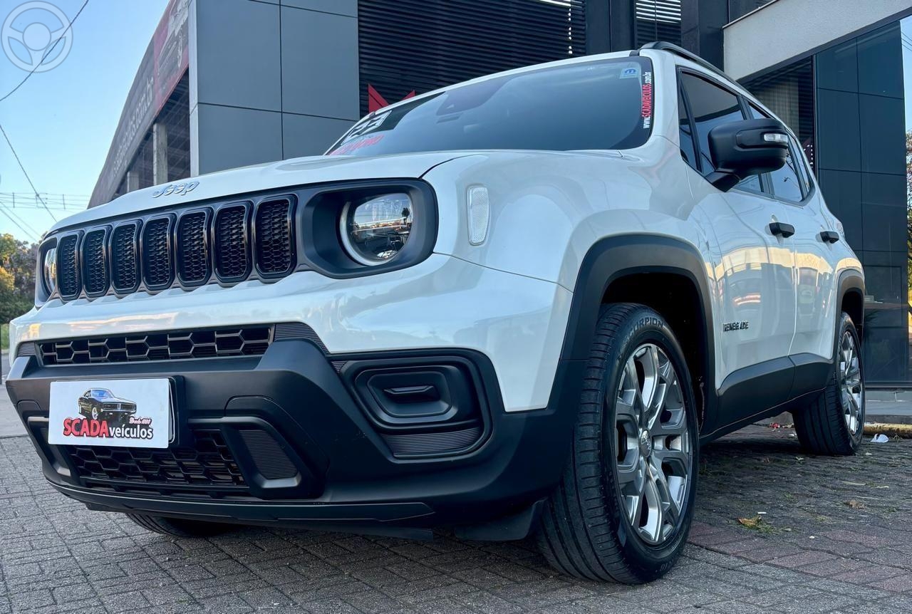 JEEP - RENEGADE 1.3 SPORT T270 16V TURBO FLEX 4P AUTOMATICO - 2022/2023 - BRANCA - R$ 105.900,00
