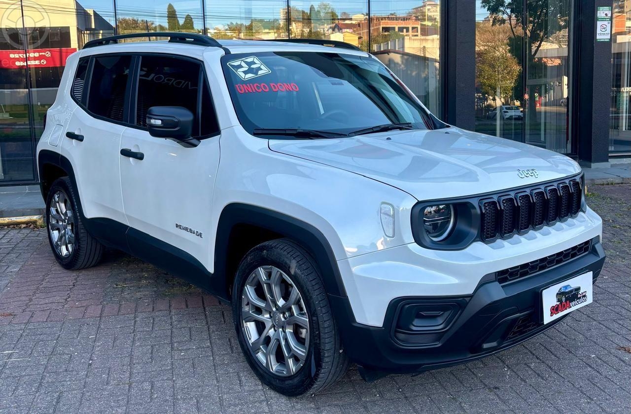 JEEP - RENEGADE 1.3 SPORT T270 16V TURBO FLEX 4P AUTOMATICO - 2022/2023 - BRANCA - R$ 105.900,00