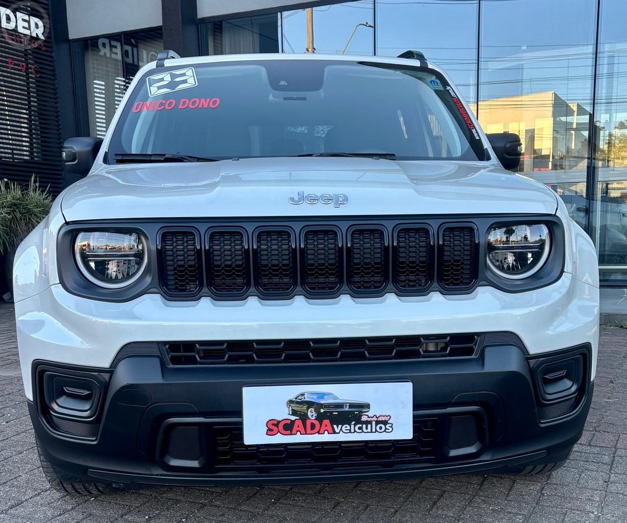 JEEP - RENEGADE 1.3 SPORT T270 16V TURBO FLEX 4P AUTOMATICO - 2022/2023 - BRANCA - R$ 105.900,00