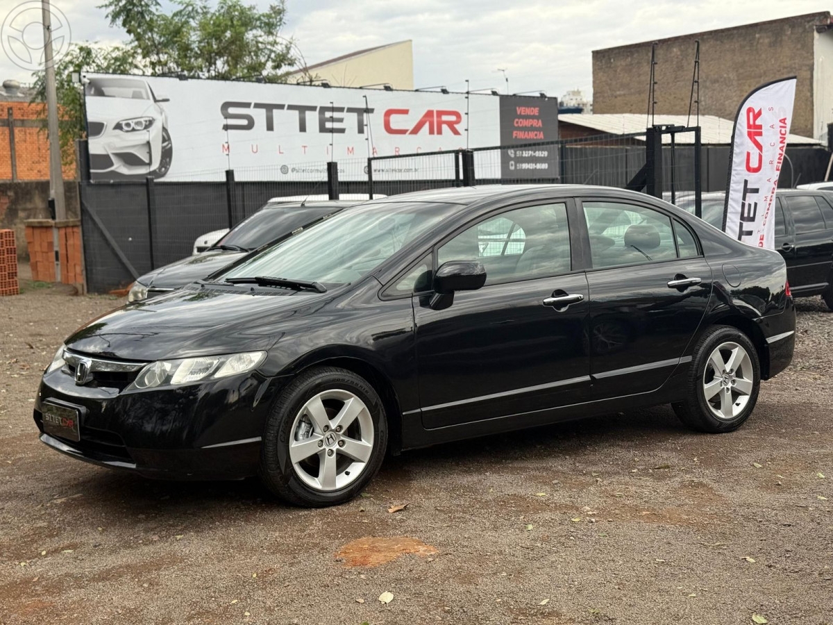 CIVIC 1.8 LXS 16V FLEX 4P MANUAL - 2007 - CAMPO BOM